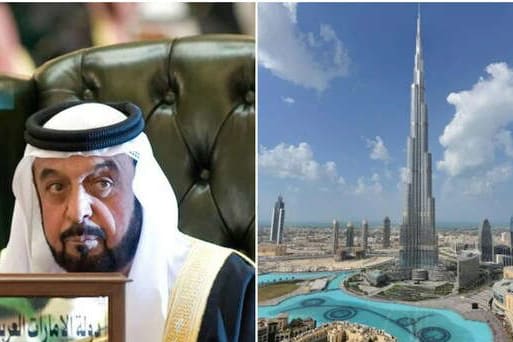 Portfolio for عندما تم تغيير اسم برج دبي لتكريم امارات