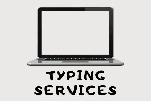 Portfolio for Typing Services