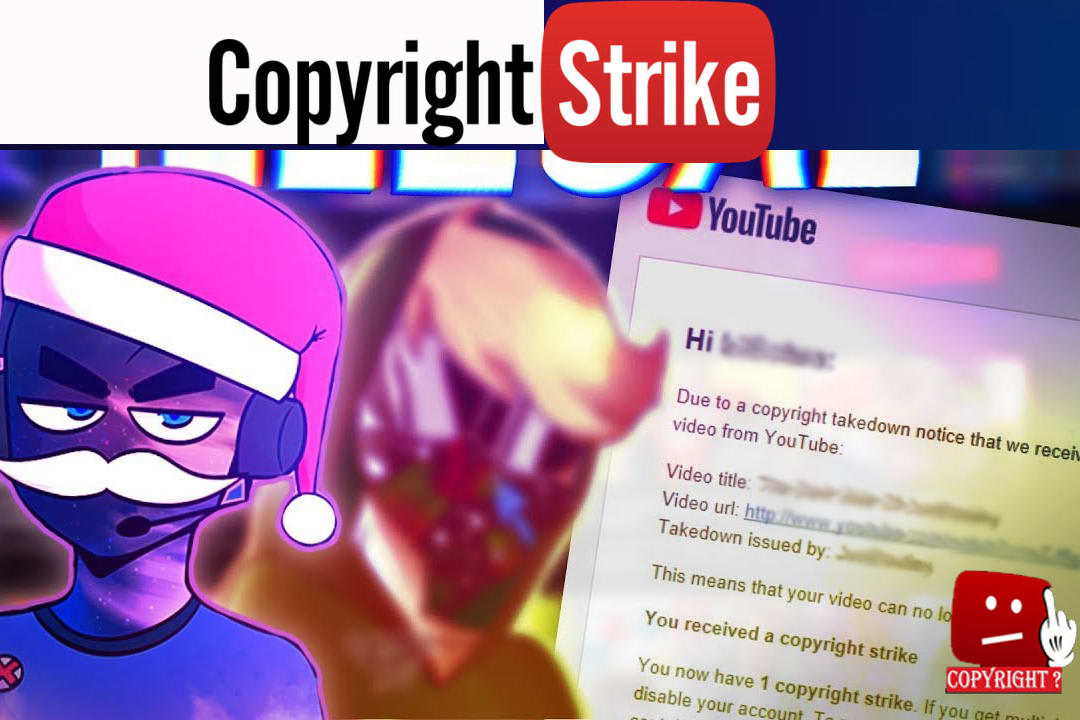 Portfolio for report or give copyright strike youtube