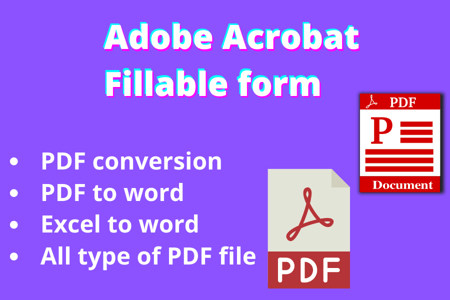 Portfolio for Adobe Acrobat And editable form