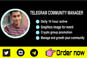 Portfolio for telegram admin, telegram bot