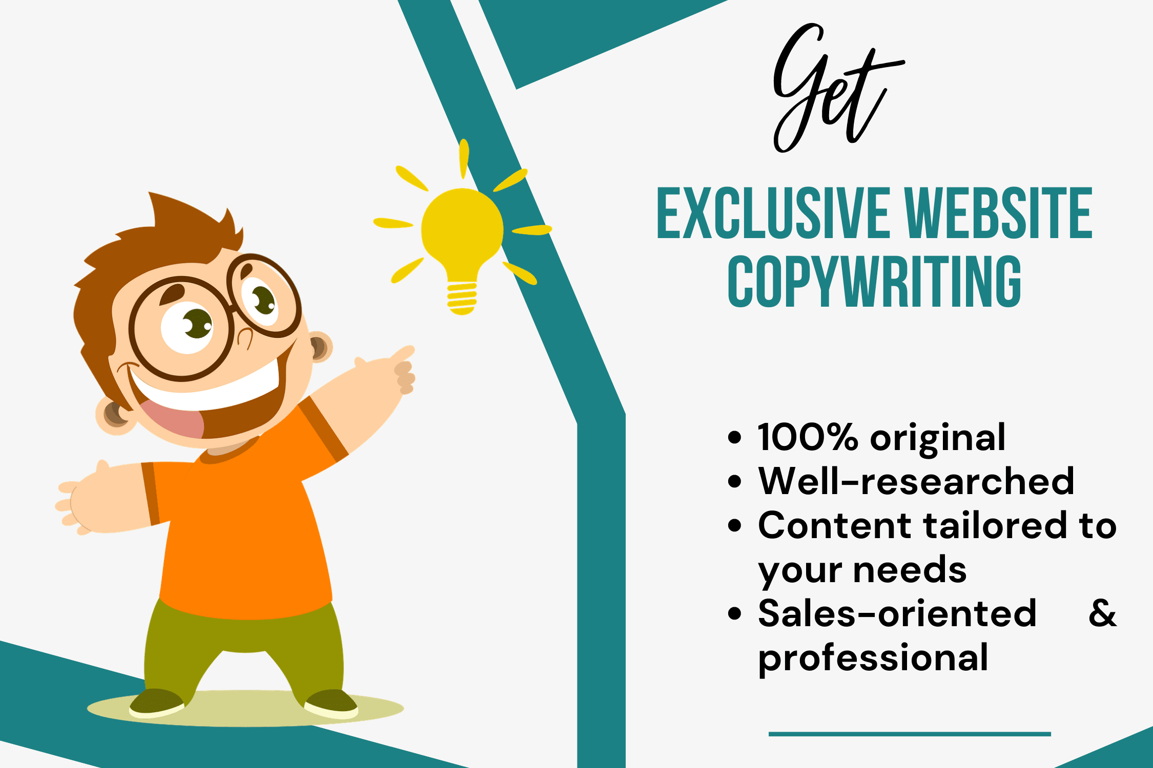 Portfolio for Optimized website content copywriting