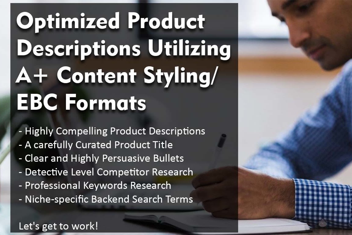 Portfolio for Amazon Product Description Writing