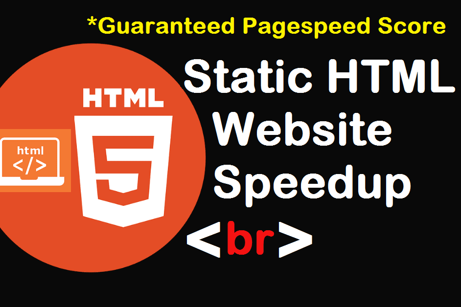 Portfolio for ⚡Speed optimization Static HTML website⚡