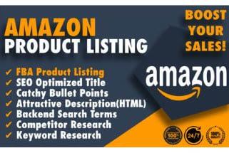 Portfolio for Amazon Product Listing