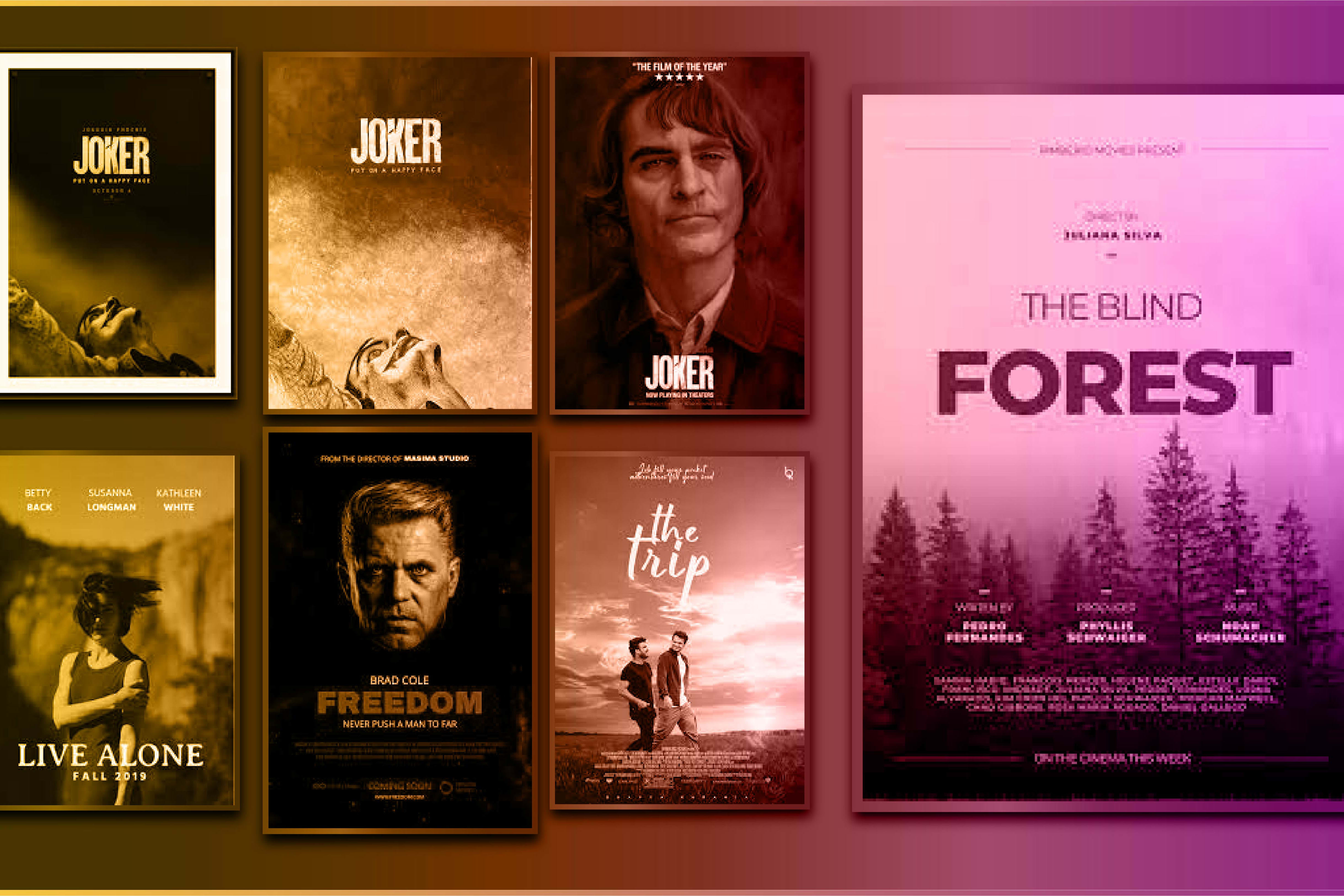 Portfolio for Movie poster Design