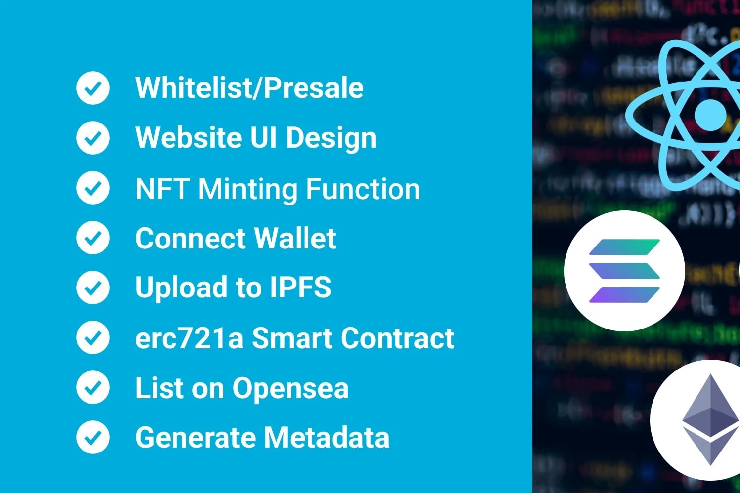 Portfolio for Smart contract for NFT Project