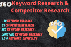 Portfolio for SEO keyword Research Competitor Research