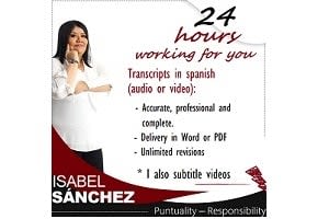 Portfolio for Professional spanish transcription