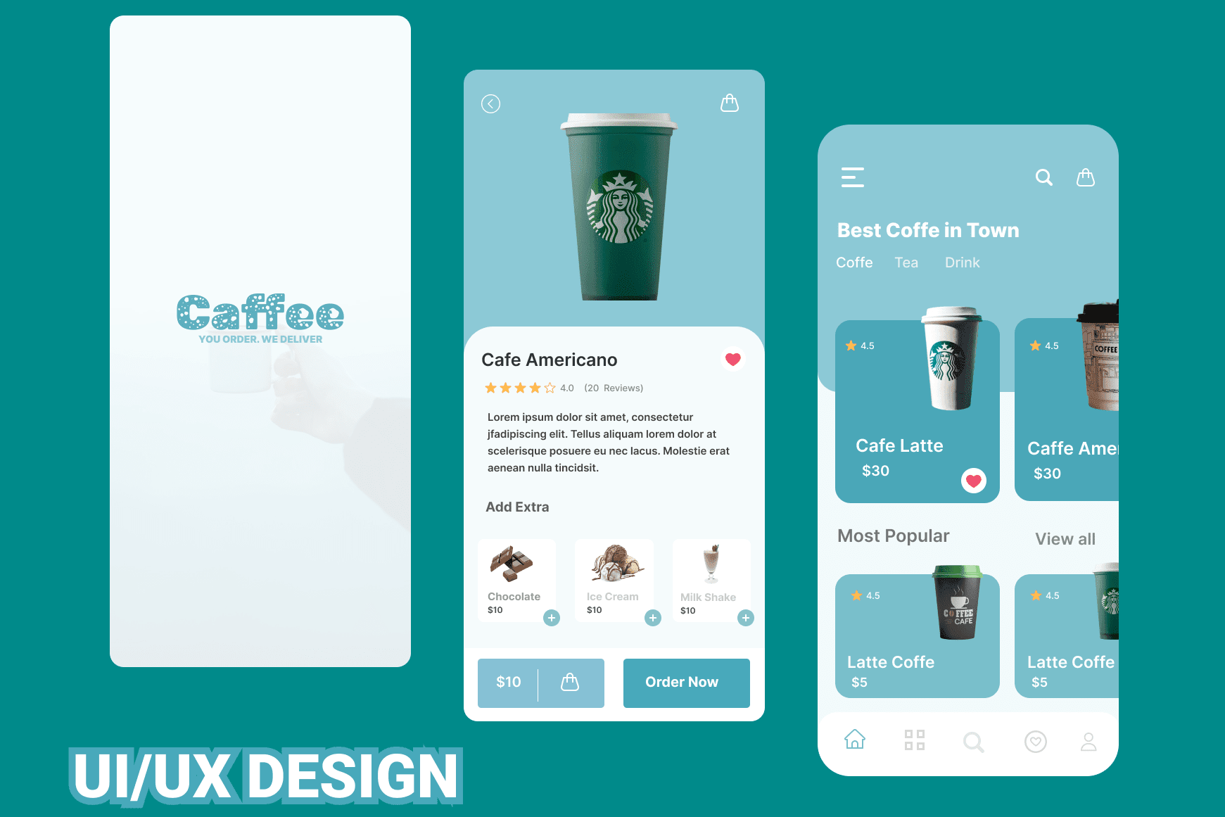 Portfolio for mobile app with design Figma Adobe XD