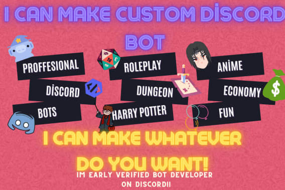 Portfolio for Custom Discord Bot