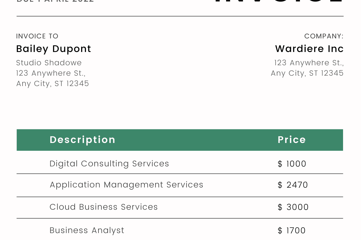 Portfolio for form filling