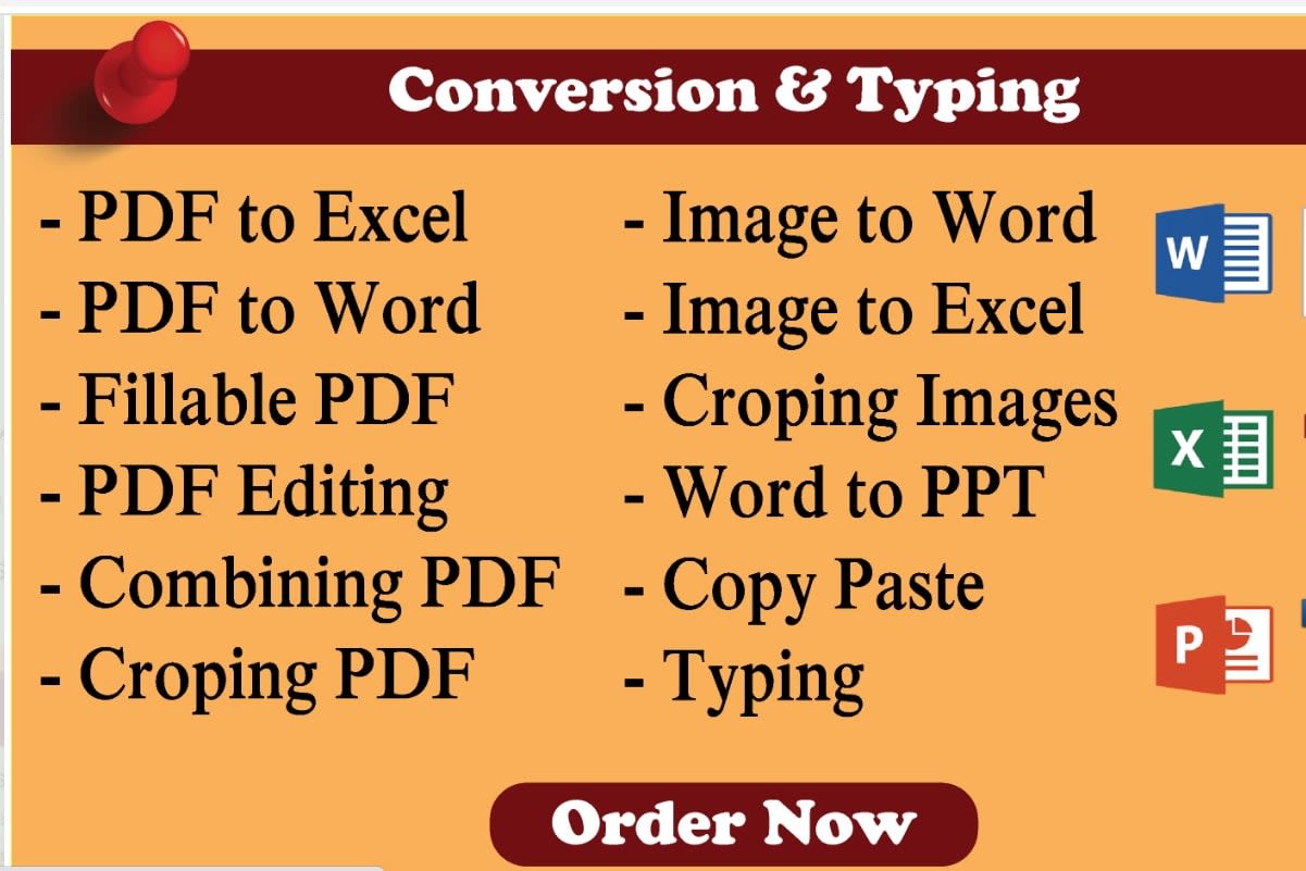 Portfolio for PDF to Word/Excel/Autocad conversion