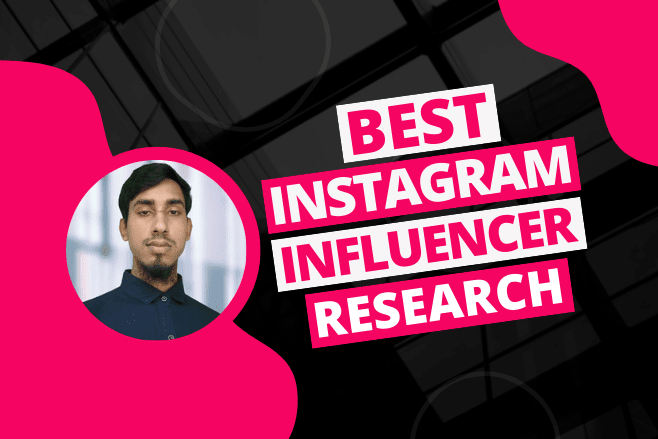 Portfolio for Instagram influencer research