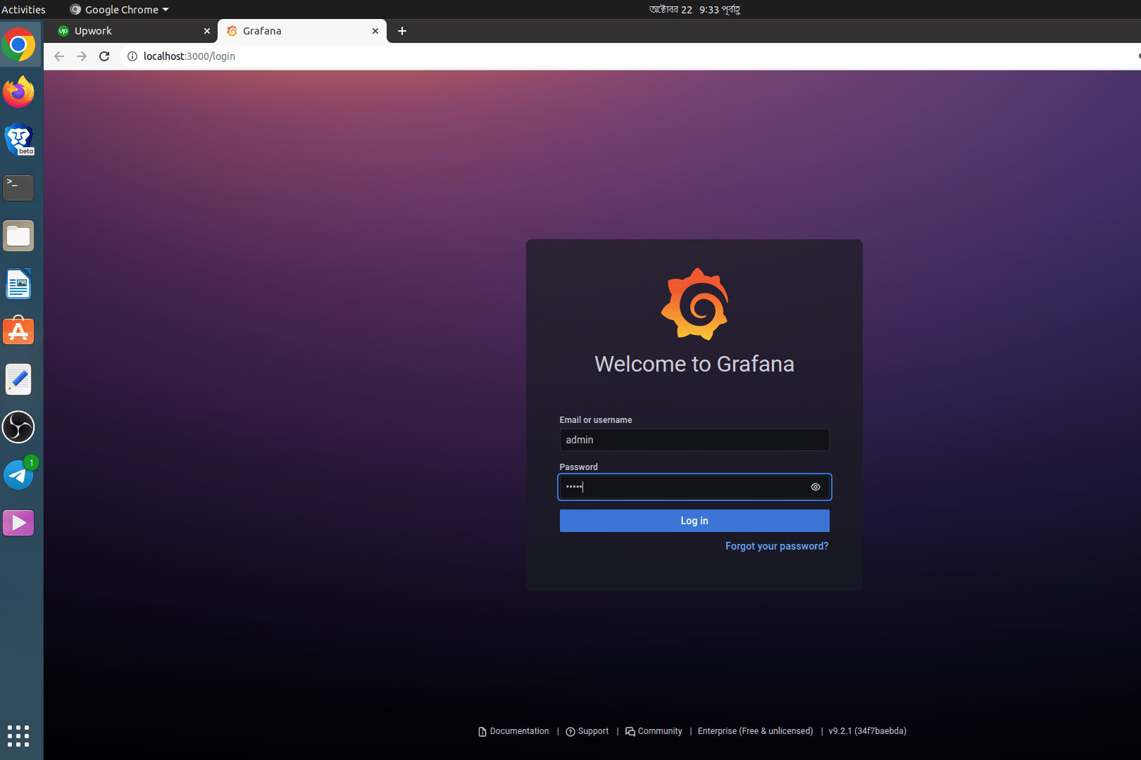 Portfolio for Grafana Installation Service