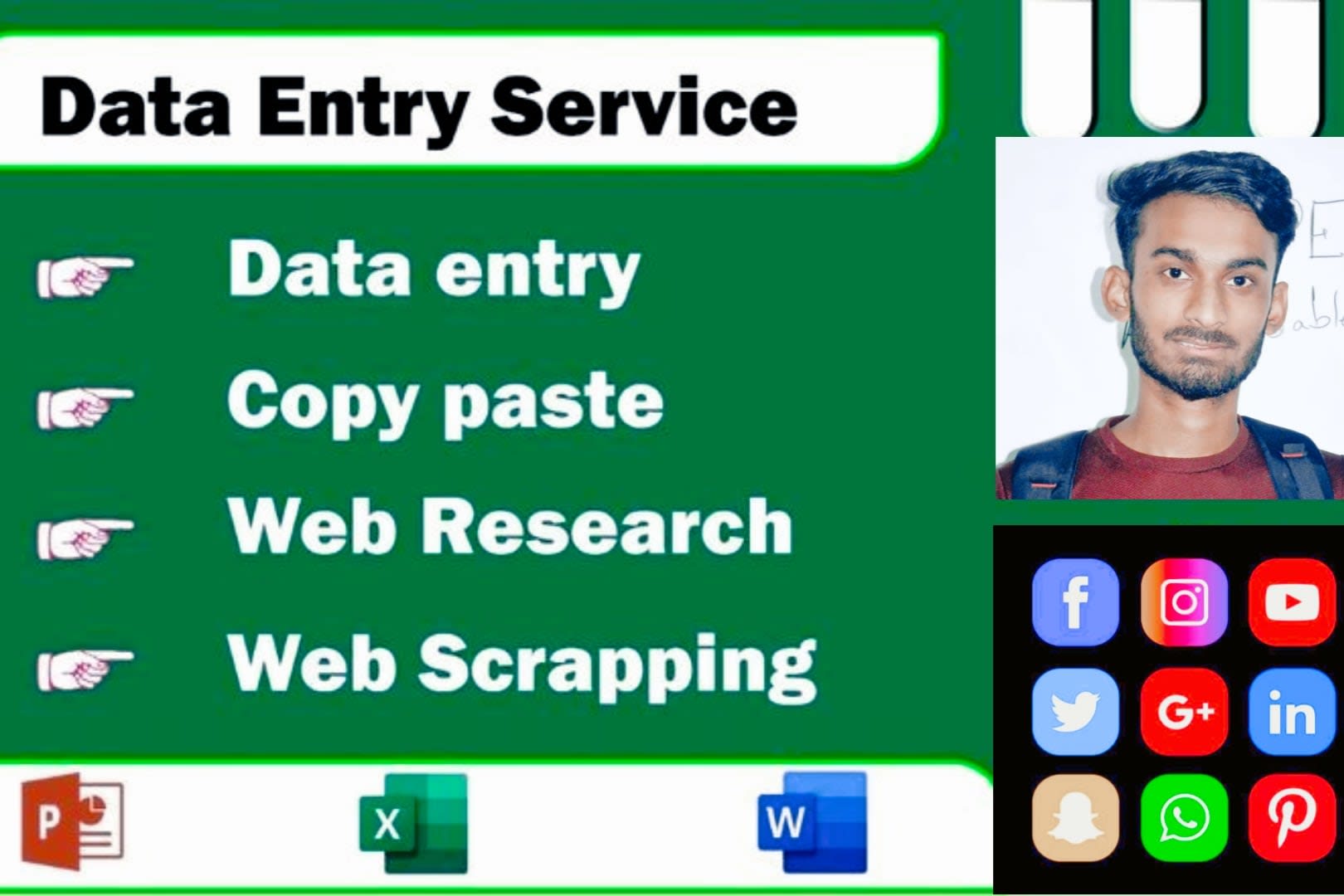 Portfolio for Data   Data Entry