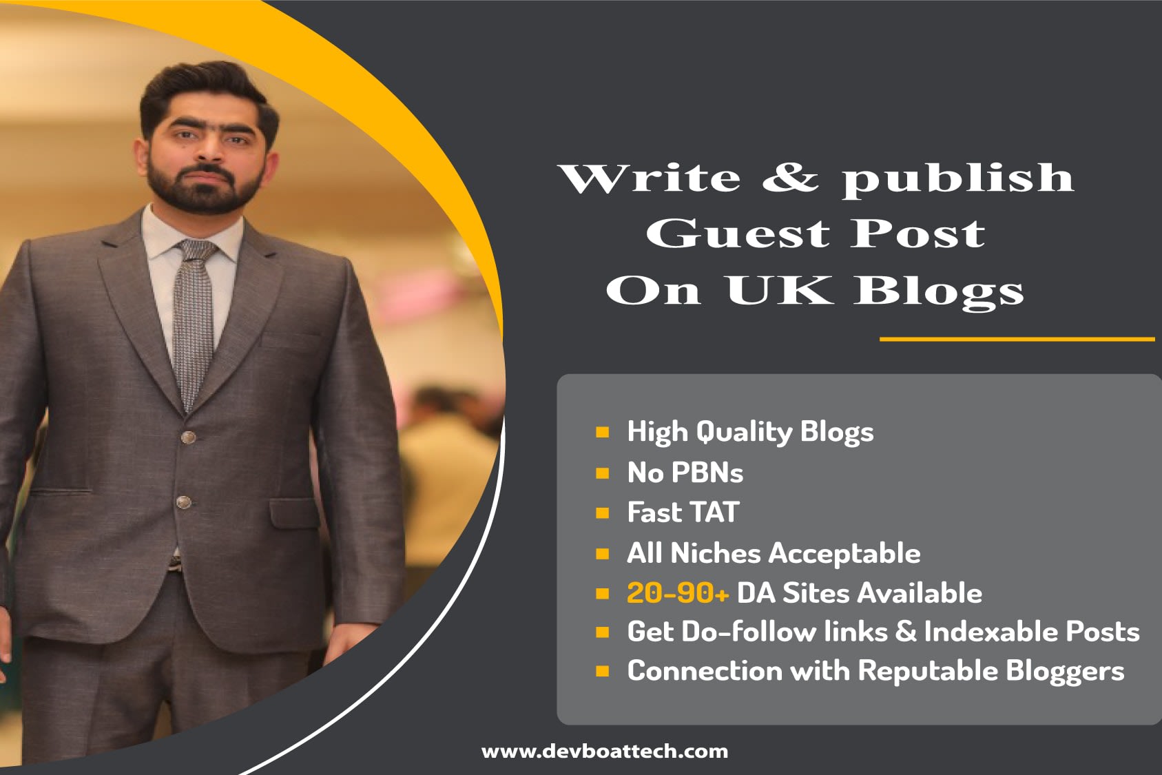 Portfolio for Publish Guest Posts On UK Sites