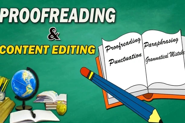 Portfolio for proofreading, editing, grammars checker,