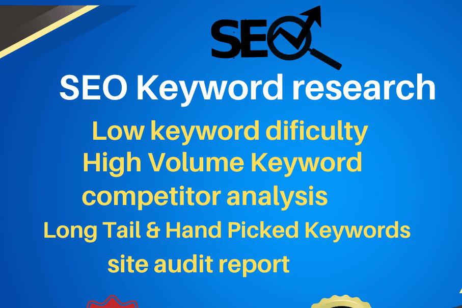 Portfolio for seo keyword research competitor analysis