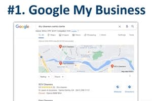 Portfolio for Google my business profile optimization