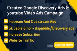 Portfolio for Create Google Discovery youtube Video Ad