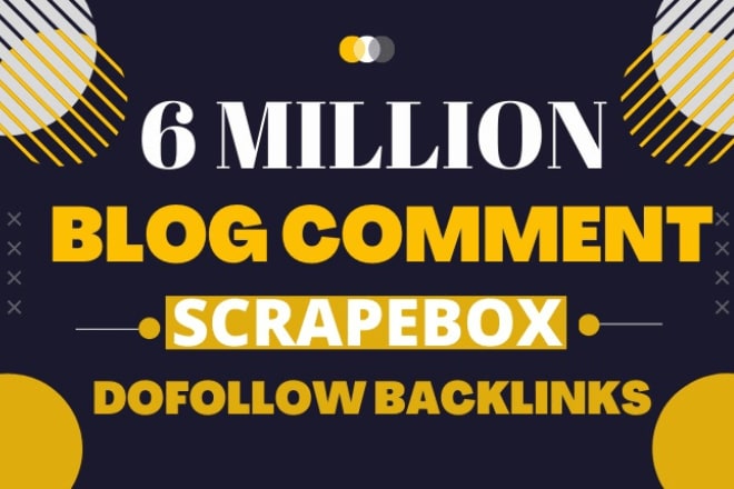 Portfolio for 6 million scrapebox Live blog comments