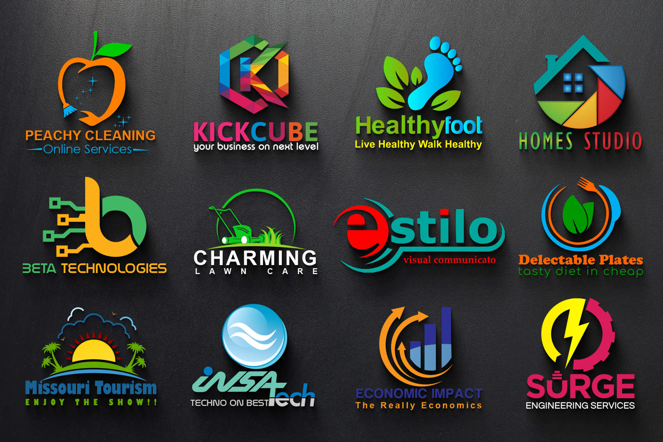 Portfolio for i will do all types creative logo design