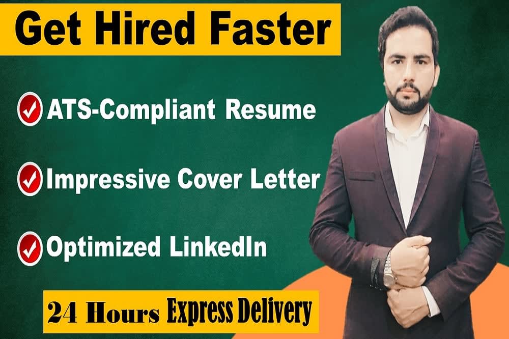 Portfolio for Resume, Cover letter, LinkedIn Profile