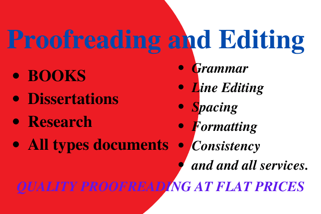 Portfolio for Proofreading and Editing