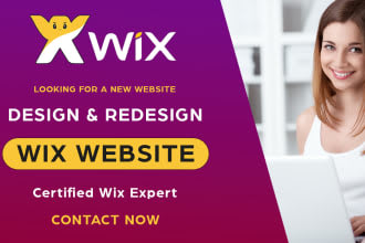 Portfolio for Wix website designer