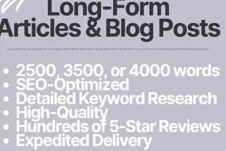 Portfolio for Blog Posts and Articles