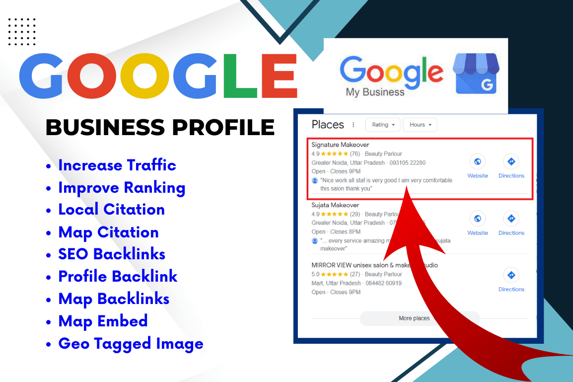 Portfolio for Local SEO Google My Business