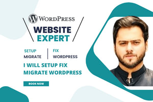 Portfolio for Setup fix migrate WordPress GoDaddy