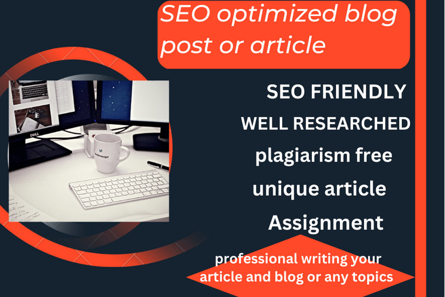 Portfolio for write SEO optimized blog posts, articles