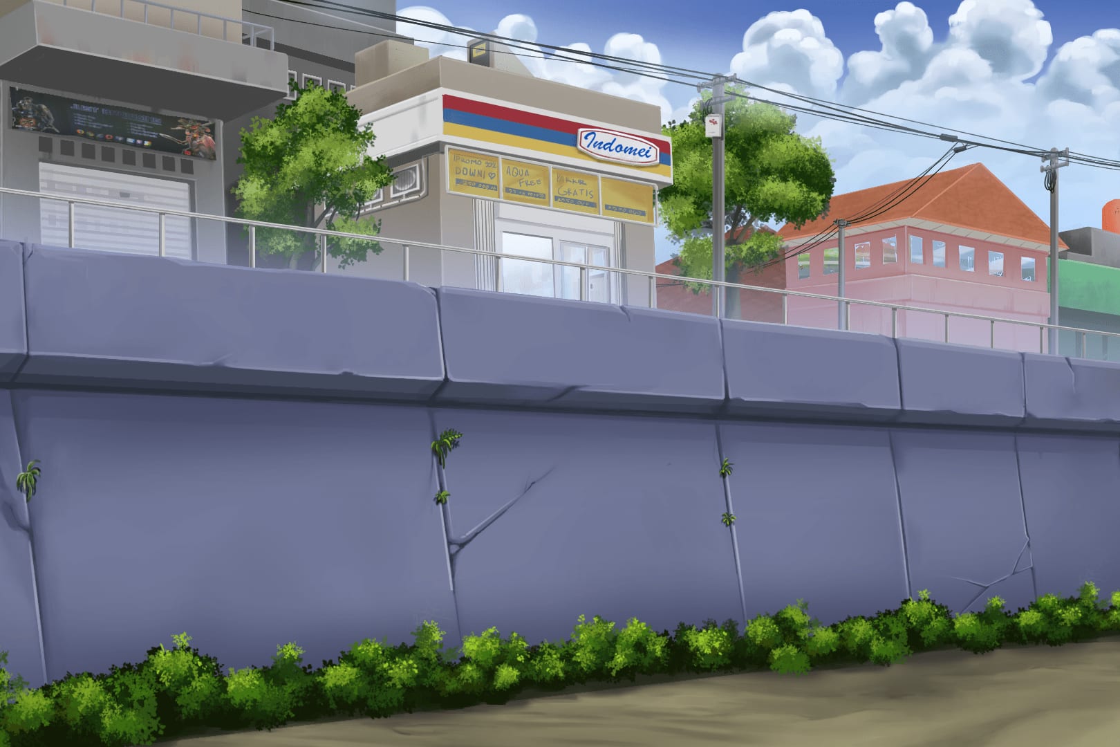 Portfolio for anime baackground painting