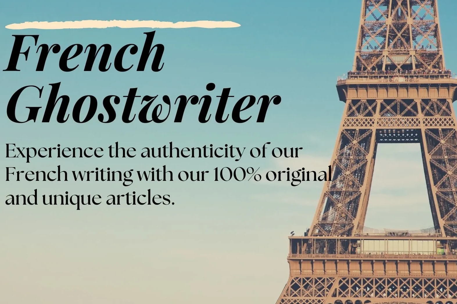 Portfolio for French Writing and News Journalism