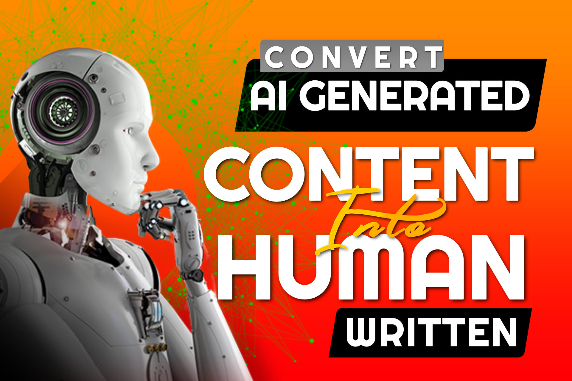 Portfolio for AI Generated Content Editing into Human