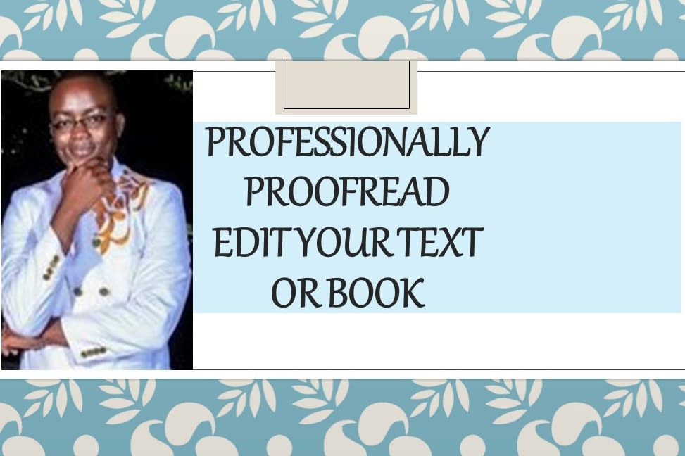 Portfolio for Proofreading, Content editing