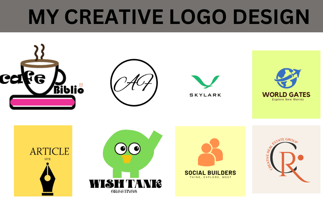 Portfolio for Quality logo design within 24 hours.