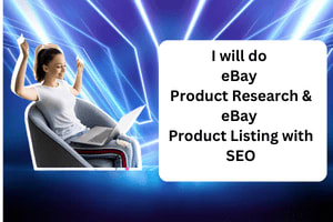 Portfolio for eBay product research and eBay listing