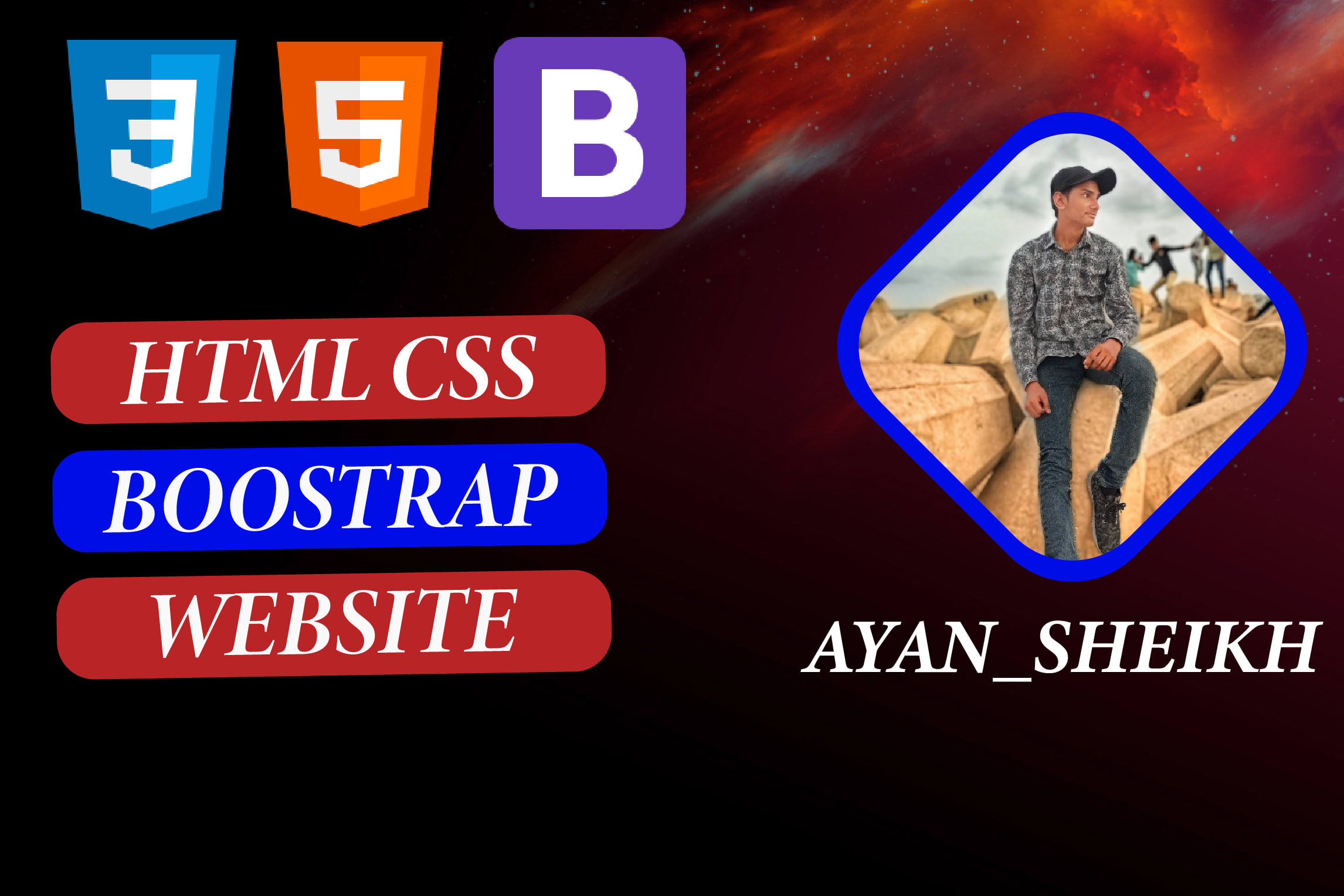 Portfolio for HTML and CSS website developer