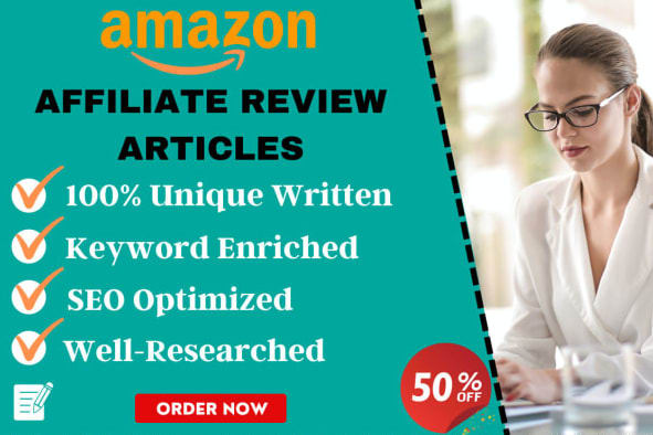 Portfolio for Write SEO amazon affiliate articles