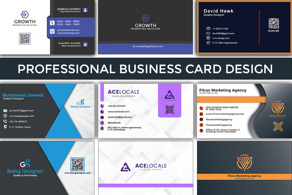 Portfolio for Professional Business Card Design