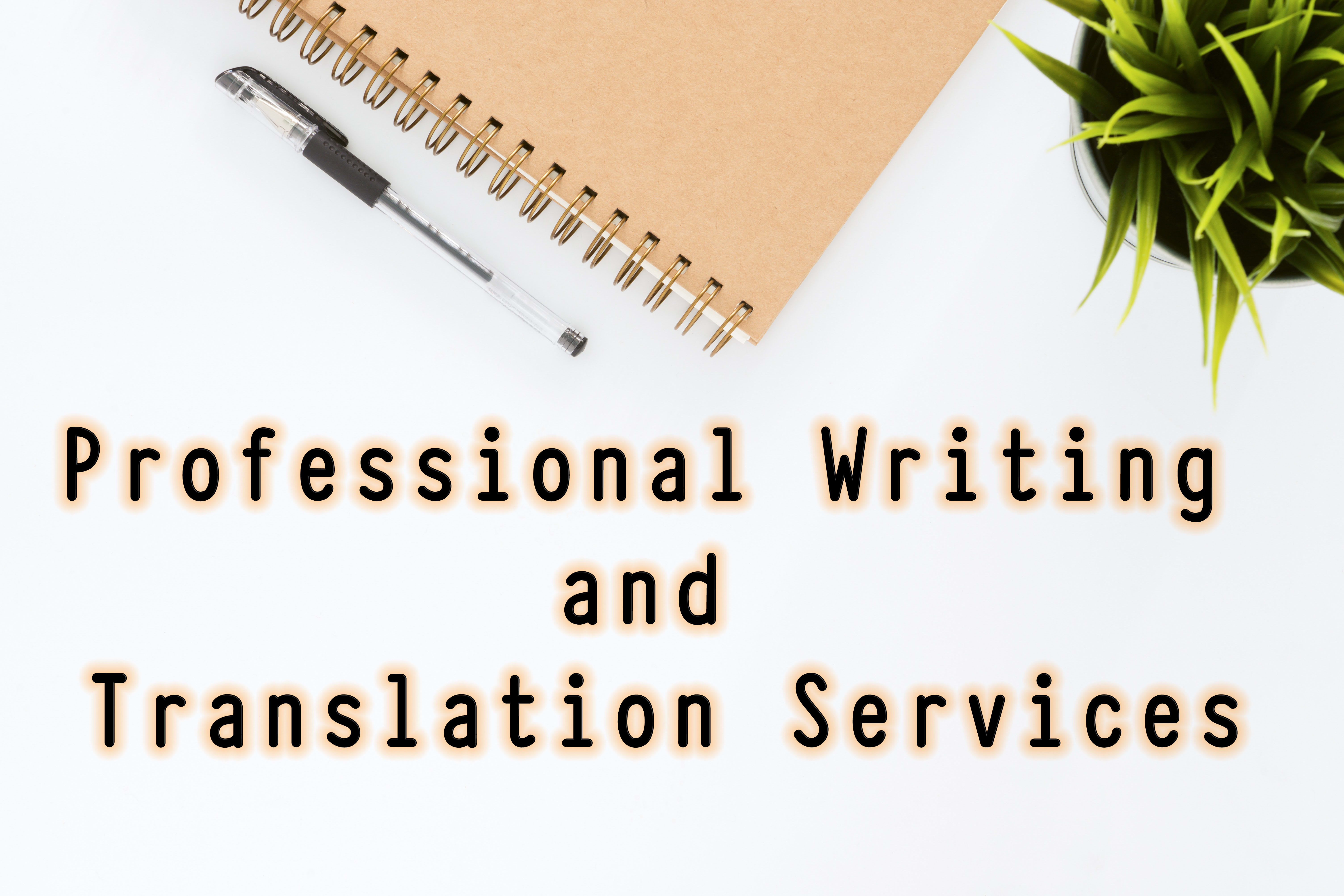 Portfolio for Professional Writing and Translation