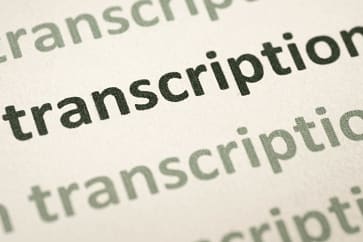Portfolio for Transcription