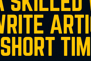 Portfolio for I am a skilled writer who can write