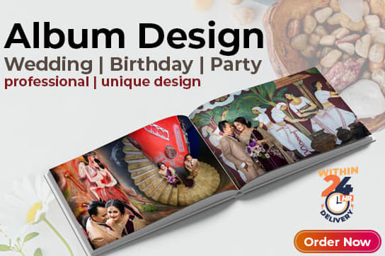 Portfolio for wedding album design