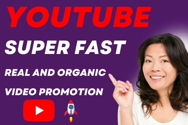 Portfolio for Do Organic YouTube Video Promotion fast