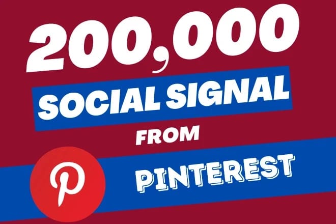 Portfolio for 200k social signal form pinterest