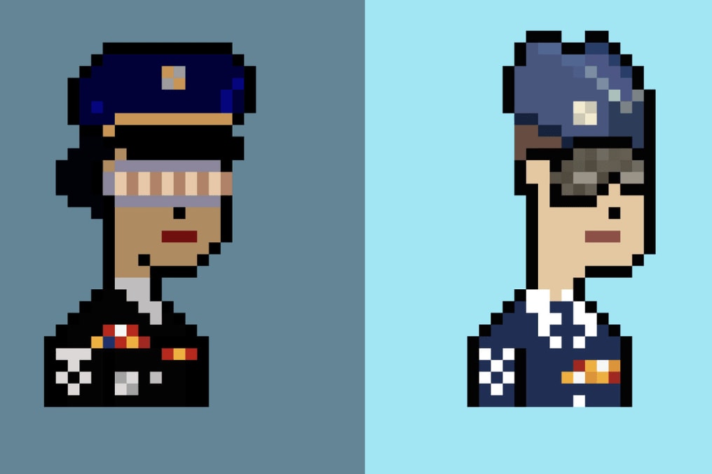 Portfolio for pixel style NFT art collection